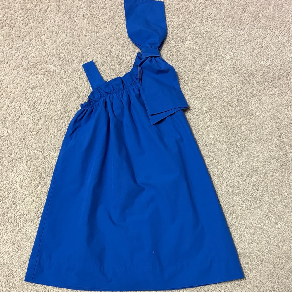 TBBC Blue One-Shoulder Bow Dress